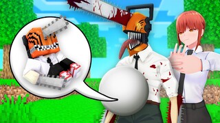 SuperHero Monster School: Chainsaw Man Denji Birth Baby Born (Pregnant) - Minecraft Animation