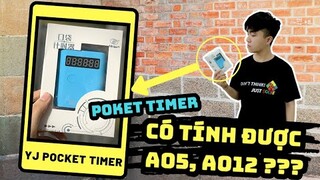 Hướng dẫn cách tính ao5 và ao12 bằng YJ Poket Timer || RUBIK BMT (ft. Tuấn Tỉnh Táo)