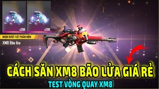 Cách Quay Ra XM8 Và 299KC Săn XM8 Bão Lửa Giá Rẻ Trong Vòng Quay Hắc Ám || Free Fire