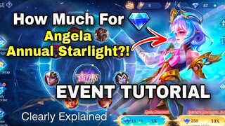 ANGELA ANNUAL STARLIGHT SKIN COST!💎EVENT TUTORIAL🌸