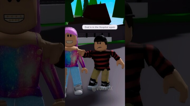 rude daughter forgets about her dad on roblox! #brookhaven #roblox