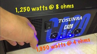 Tosunra CA20 Amplifier Ship to Antipolo City by SDSS pinoy vlog