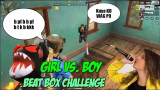 GIRL VS BOY | BEATBOX  | Rules Of Survival | #filipino