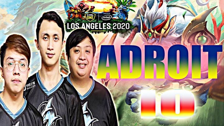 BISAYA PRIDE TEAM ADROIT ROAD TO  ESL One Los Angeles 2020