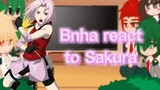 🌸 Bnha React To Sakura haruno 🌸[]Sasusaku[] 🇧🇷