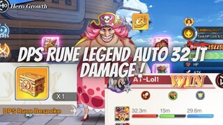 BIGMOM RUNE LEGEND DPS AUTO TEMBUS 32 JT DAMAGE PART 1 - NEW WORLD VIRGOUR VOYAGE