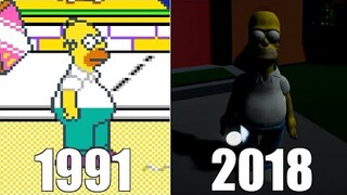 Evolution of The Simpsons Games [1991-2018]