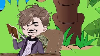 Episode 11 |. Saat tsunami melanda, Xiaobai menjadi pekerja migran #二元 #animasi patung pasir #kelang