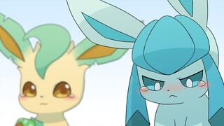 [ Pokémon ] Leaf and Ice are watching a tear-jerking movie