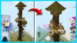 MIPAN & ZUZUZU BUAT RUMAH POHON PALING TINGGI DI DUNIA MINECRAFT UNTUK KALAHKAN AKUDAV! KEREN BANGET