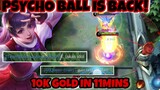 PSYCHO BALL IS BACK - UNKILLABLE - FIRST BLOOD QUEEN - MOBILE LEGENDS
