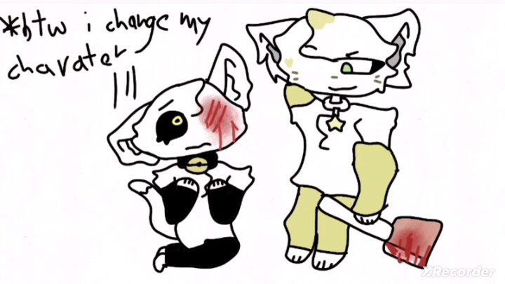 first video btw go to yt and search "MANGOKITTY22" and //waring has blood/if u hate makiko fox watch