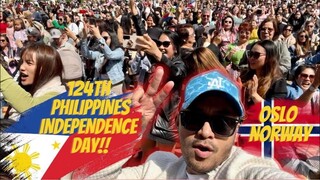 Filipino Community in Oslo, Norway Celebrating the 124th Philippines Independence Day.