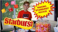 Making Starburst Candy Rocks Lollipops @Starburst