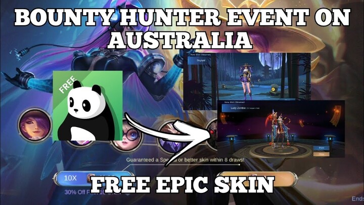 TUTORIAL HOW TO GET FREE SKIN ON AUSTRALIA VPN (BOUNTY HUNTER EVENT) | 100% WORKING & NO BAN