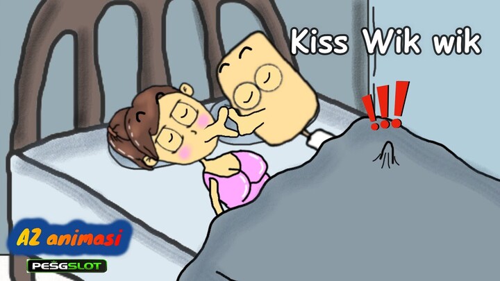 Kartun Lucu Kiss Wik wik - Funny Cartoon