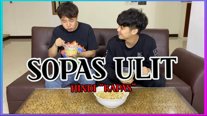 [MUKBANG] Korean guys try Filipino food "SOPAS"