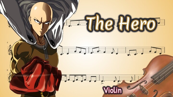 One Punch Man Opening - The Hero (Violin)