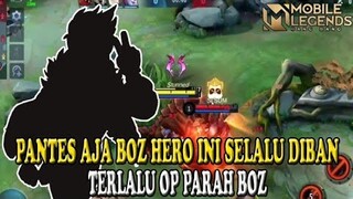 HERO YANG SELALU DI BANNED SEKARANG PADAHAL UDA OP DARIDULU