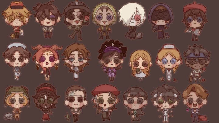 drawing 21 Identity V characters part 2