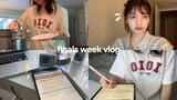 Slice of Life: Finals Week Study Vlog, What I eat in a week in university, College Finals Online ☀️