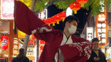 Wearing Hanfu and performing Chinese-style dance in Yokohama Chinatown