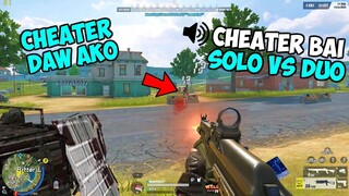 CHEATER DAW AKO!? | SOLO VS DUO (Rules Of Survival Battle: Royale)
