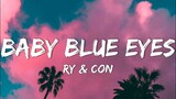 Baby Blue Eyes - Ry & Con Acoustic Cover (Lyrics)