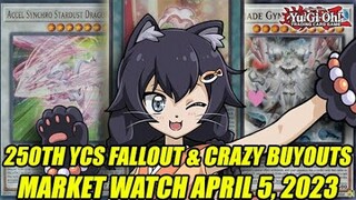 250th YCS Fallout & Crazy Buyouts! Yu-Gi-Oh! Market Watch April 5, 2023