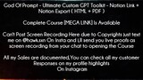God Of Prompt Course Ultimate Custom GPT Toolkit - Notion Link + Notion Export ( HTML + PDF Download
