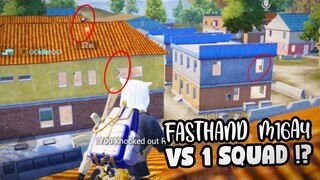 M16A4 FAST TAPPING MODE VS 1 SQUAD ?! - PUBG Mobile Indonesia