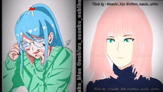 Join the trend – Collab with one of my friend on my 2nd insta acc||Digital Art||🌸Haruno Sakura💮