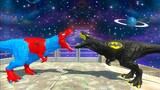 BATMAN T-REX DEATH CLIMB - Animal Revolt Battle Simulator