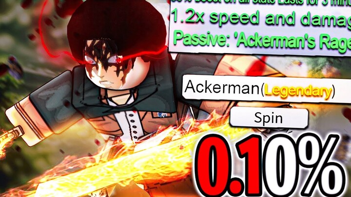 Spending 70,000 Robux To Get 0.1% ACKERMAN Clan + Perfect ODMG - Aot Roblox