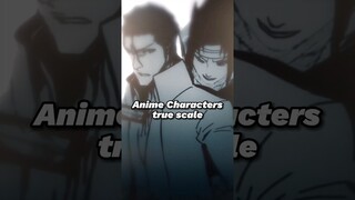 #Anime and #Manga Characters true scale