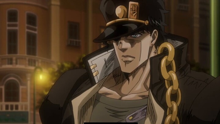 Jotaro can tell at a glance that Dio is not a human