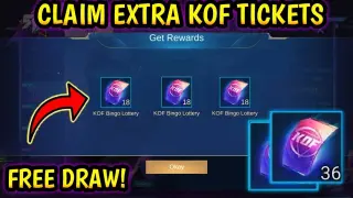 FREE DRAW! TRICK TO GET EXTRA KOF TICKETS + FREE EPIC SKINS AND KOF SKIN (CLAIM NOW) - MLBB