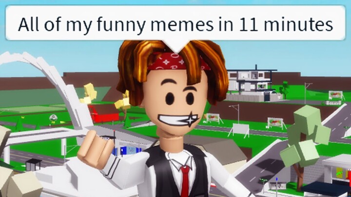 All of my FUNNY MEMES in 11 minutes😂 - Roblox Compilation!