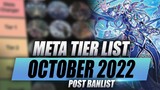 October Meta Tier List! [Yu-Gi-Oh! 2022] [POST BANLIST]