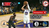 2K23 Updated Roster Android Offline | HD Graphics | No F1VM | Free MC | Warriors vs Nets Highlights