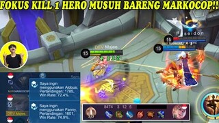 FOKUS KILL HYPERCARRY MUSUH BARENG MARKOCOP ALDOS x FANNY BIKIN LANCELOT FRUSTASI!!