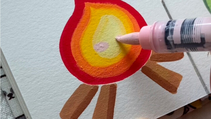Immersive Painting | Little Flame