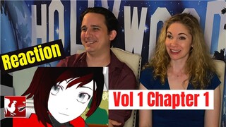 RWBY Volume 1 Chapter 1 Ruby Rose reaction
