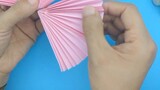 What should I do if the summer is too hot? Teach you to fold four beautiful fans, simple origami DIY