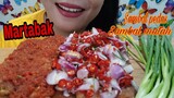 ASMR MARTABAK SAMBAL (sambal pedas , sambal matah) | ASMR MUKBANG INDONESIA | EATING SOUNDS