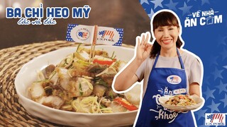 Làm món Ba Chỉ Heo Mỹ Lắc Sả Tắc ngày hè siêu ngon - Pork side | Bếp Cô Minh Tập 235