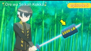 alur Ore wa Seikan Kokka episode 5