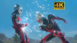 "𝟒𝐊"Ultraman Nexus bertarung dengan kenikmatan murni dari pria yang memoles kulitnya dengan tangan k