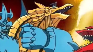 Yu-Gi-Oh!: Naga Langit dan Prajurit Dewa Raksasa bergabung untuk melawan Naga Dewa Bersayap! Adegan 