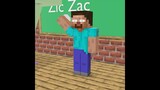 Zombie Pigman plays Ziczac while sleeping - Minecraft Animation Monster School
